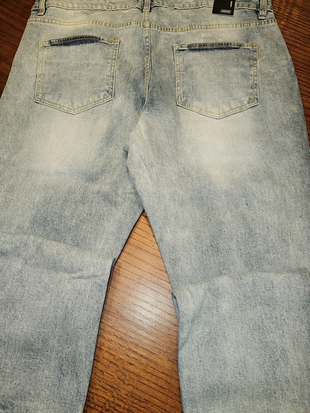 Reason Light Blue Distressed Skinny Jeans